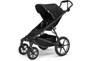 Thule Urban Glide 4-Wheel Single Child All-Terrain Stroller, Full-Suspension System, Air-Filled Tires, Upright seat with Adju