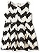 PIPPA & JULIE Girls' Zigzag Stripe Knit Dress