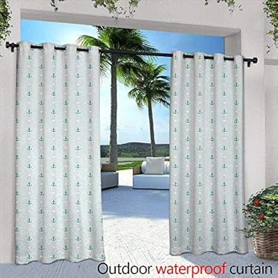 Amazon Com Tim1beve Indoor Outdoor Curtains Anchor Small Cute