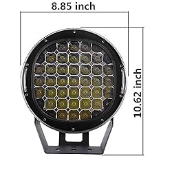 Lumitek 185w Round Led Light Bar Offroad Lights