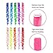 10pcs Colored Clip in Hair Extensions 22″ Curly Fashion Hairpieces for Party Highlights Multi Colorthumb 2