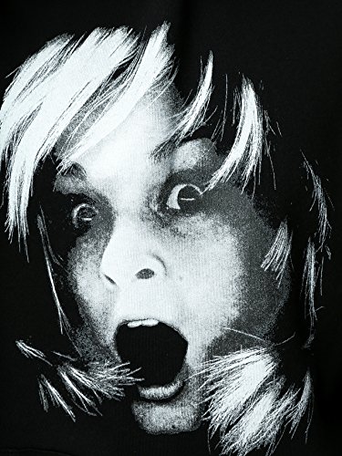 screaming girl off white hoodie