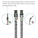 OKRAY 6 Pack 1.83M/6FT Premium Flat Nylon Braided Micro USB 2.0 A Male to Micro B Sync Charge Cables Charging Cord for Samsung Galaxy, Nexus,Motorola, HTC, Android Smartphones (6 Pack)