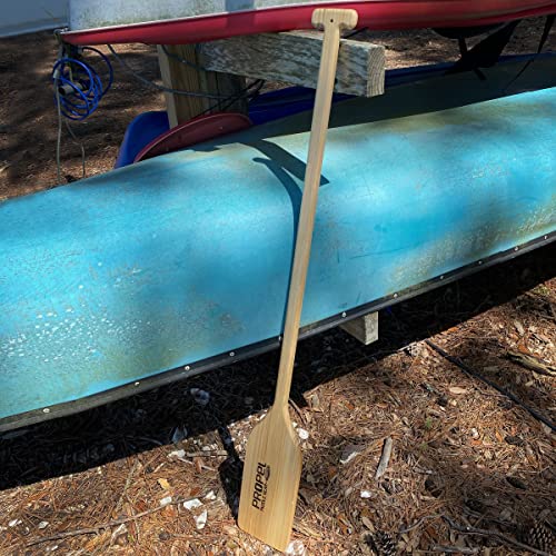 Propel Paddle Gear 48” Wood Canoe Paddle Lightweight with Great