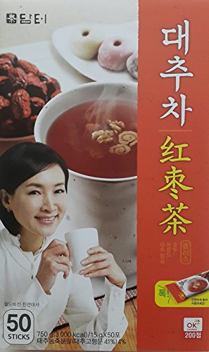 (Tea Collection) Herbal Supplement Healthy Jujube(Dates) Tea (Jujube Tea Plus 15g x 50 sticks)