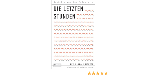 Die Letzten Stunden Pickett Carroll 9783203810232 Amazon Com Books