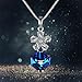 GAEA H - Asian Style Series Sweet Elegant Flower Crystal Pendant Necklace Crystals from Swarovski GHJN037