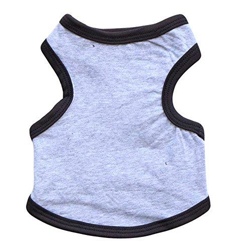 BBEART Pet Clothes, Cat Solid Color T-shirt Puppy Vest Clothing Apparel Spring Summer Breathable Sleeveless Harness Teddy Costumes For Small Dogs