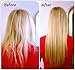 S-noilite Blonde Double Weft Clip in Human Hair Extensions 22inch 160g 8pcs 18 Clips Full Head Thick Soft Straight Clip on Extensions Real Hair Platinum Blonde #60