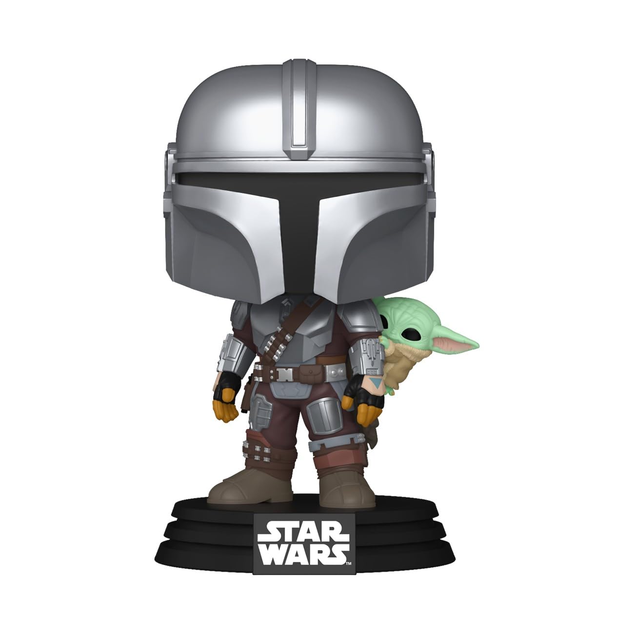 Funko POP! Star Wars: The Mandalorian and Grogu - The Mandalorian with Grogu - Sammelbare Vinylfigur - Geschenkidee - Offizielles Merchandise - Spielzeug für Kinder & Erwachsene 2