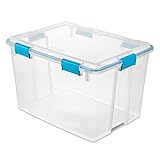 Sterilite 80 Qt Gasket Box, Stackable Storage Bin