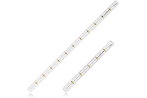KEARING 6" x 1/2" and 12" x 1/2" Pocket Quilting Ruler, Non-Slip Acrylic Sewing Ruler for Cutting Fabric, Clear Mini Quilting Ruler for Sewing and Pattern Making