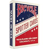 Bicycle Spotter Blue Playing Cards WWII Aircraft Silhouettes Deck | 1942 reproduction, Aircraft identification training, Rider Back design, Educational tool, Made in USA