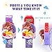 Girls Watch Kids Digital Watches Lovely Simple Barbie Doll Toy Toddler Wristwatch - Purple