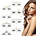 Bundle Monster 8PC Womens Face Jewel Tattoo Glitter Stickers Rhinestone Gem Decals - Self-Adhesive Festival Costume for Eye Forehead & Body