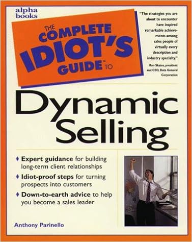 The Complete Idiot’s Guide to Dynamic Selling