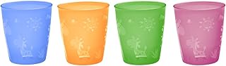 NIP Kindertrinkbecher für Kleinkinder und Babys, mit niedlichem Motiv, BPA-frei, Made in Germany, 4er Set, ab 18 Monaten