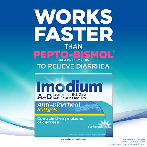 2 Imodium+Anti+Diarrheal+Softgels+Loperamide+Hydrochloride