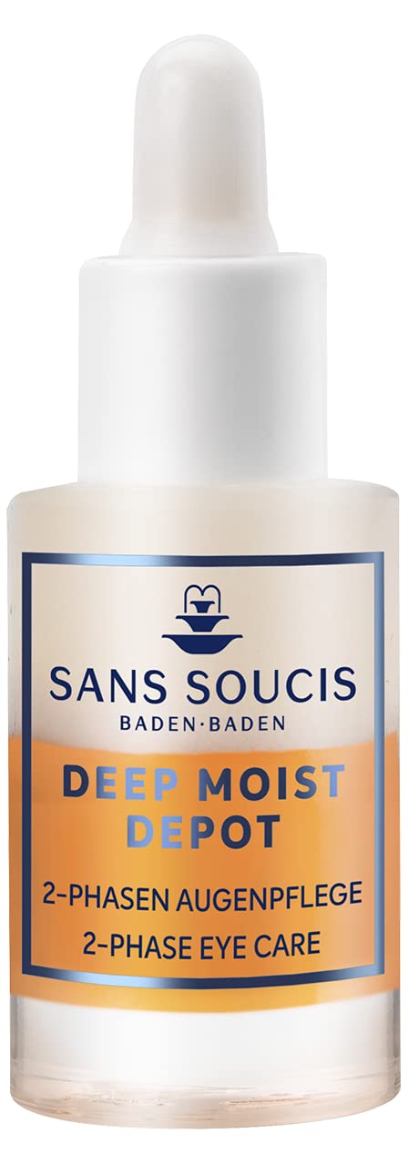 Sans Soucis 2-Phase Eye Care 8 ml - Moisturiser with Hyaluronic Acid Skincare Moisturiser Deep Moist Depot