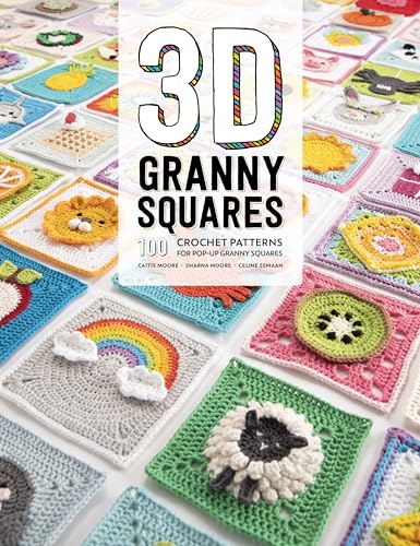 3D Granny Squares: 100 crochet patterns for pop-up