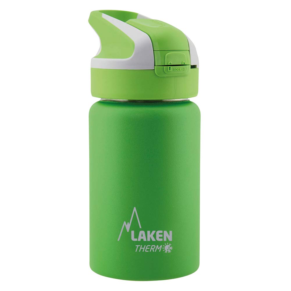 Laken Unisex - Adults Thermal with summit closure 0.35 L Thermal Bottle, TS3V, Green, 0.35