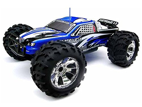 Redcat Racing Earthquake 3.5cc 2-Speed Nitro Monster Truck, Blue/Black, 1/8 Scale