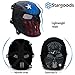 Stargoods Skeleton Airsoft Tactical Mask - Metal Mesh Paintball, BB Gun & CS Games - America