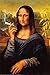 Large 35x23 inch Mona Lisa Smoking Poster Poster Print, 24x36
