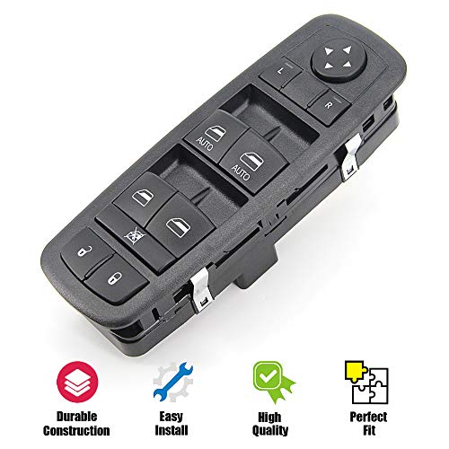 Power Window Switch Master Control Switch for 2012 2013 2014 2015 Dodge Grand Caravan, Chrysler Town and Country, Ram 1500 2500 3500 4500 5500 Replaces 68110866AA 68110866AB 68298866AA 901-400R