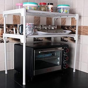 Ebee 2 Shelves Kitchen Cabinet – White