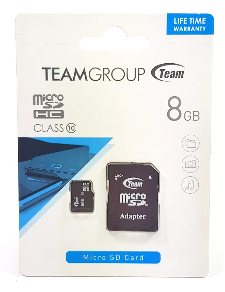 Team Group 8 GB C10 Micro-SD Flash Memory Card