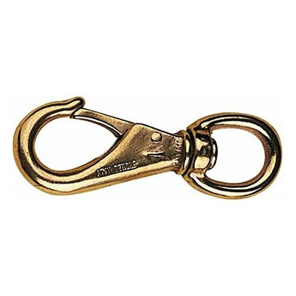 Best divers ai0242/2B Carabiner, Swivel Brass Ecopack 2 Pieces