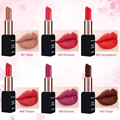 PINKGREEN Color Matte Lipstick, Waterproof Long Lasting Formula, Lip Makeup, Cruelty Free