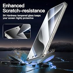 NEW'C 3 Pack Privacy Screen Protector for iPhone 15
