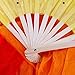 Fashion Colorful 1.5M Hand Made Belly Dance Dancing Silk Bamboo Long Fans Veils