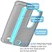 Tekcoo LG Leon Case, LG Tribute 2 Case, (TM) [Tmajor Series] [Turquoise/Grey] Shock Absorbing Plastic Soft Bumper Impact Defender Slim Hard Case Cover for LG Leon, Tribute 2, Power, Risio, Destiny