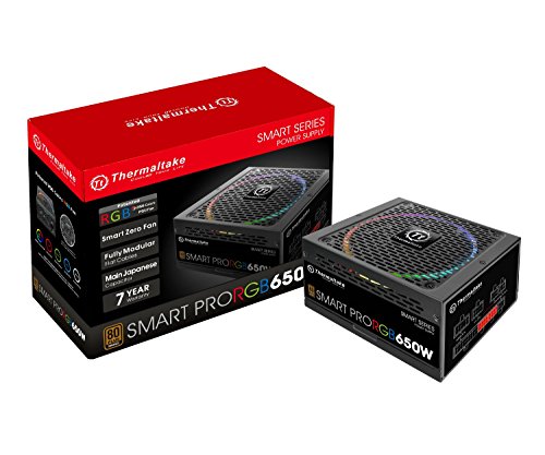 Thermaltake-PS-SPR-0650FPCBUS-R-Smart-Pro-RGB-Zero-Fan-80-PLUS-BRONZE-Full-Modular-Power-Supply