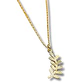 Olive Branch Thin Pendant Necklace, Olive Branch Necklace, Laser Cut Pendant, Thin Pendant, 925 Sterling Silver, Handmade Jewelry, Gift for All