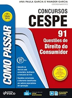 Livro Como passar em concursos CESPE: direito do consumidor: 91 questões de direito do consumidor