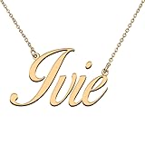HUAN XUN Customized Custom Simple Any Name Necklace