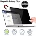 Magnetic Privacy Laptop Screen Filter Compatible with MacBook Pro 15 - Anti Glare & Anti Blue Light Privacy Screen Filter with Webcam Cover