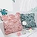SeptCity Decorative Throw Pillow Covers for Couch Cushion Case, Romantic Love Satin Rose Wedding Party Home Decor, Home Gift (Set of 2)-Turquoise