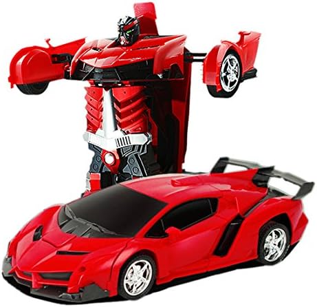 TC Deformation Toy Car Robot Remote operation A key deformation Children's favorite gift