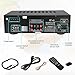 Pyle 200W Home Audio Power Amplifier – Stereo Receiver w/ AM FM Tuner, 2 Microphone Input w/ Echo for Karaoke, Great Addition to Your Home Entertainment Speaker System – PT260A (Renewed)thumb 1