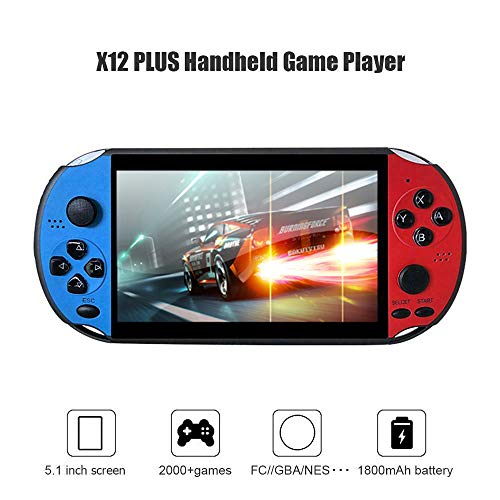 huxa X12 Plus Handheld Console PSP, Retro Game Console Inch