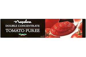 Napolina Tomato Puree Tube - 142g - Pack of 4 (142g x 4 Tubes)