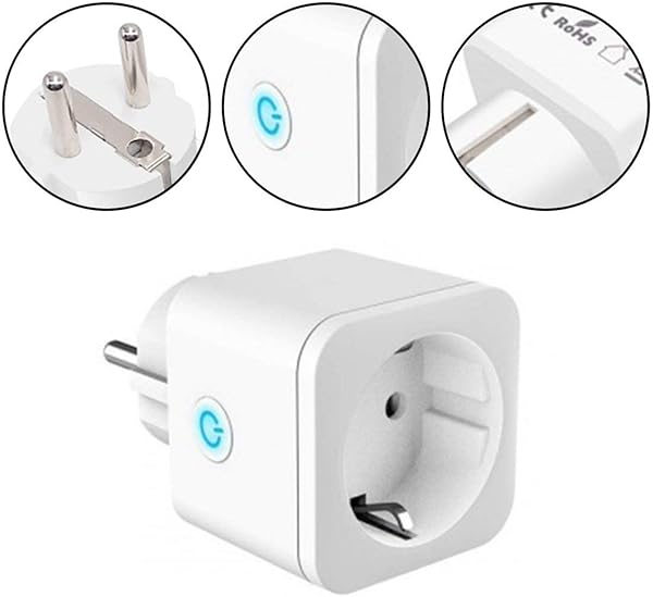 Wifi Smart Mini Plug Wifi Enchufe Control remoto Funciona Control de aplicaciones Control de voz Dispositivo para compartir temporizador