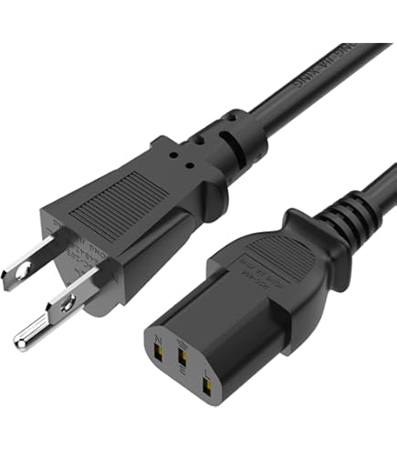 Amazon.com: 4Ft 3 Prong AC Power Cord Cable Fit for Dell Alienware