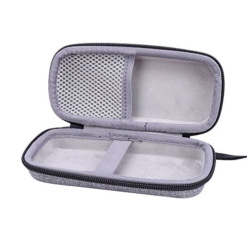 Hard Case for Finishing Touch Yes Hair Remover fits USB charger by Aenllosi (Gray)