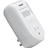 Briidea Dirty Electricity Filters, Reduce High-Frequency Noise Caused by Electronic Devices for a Stable and Clean Power Supply for You, Extend the Lifespan of Your Electric Device, White